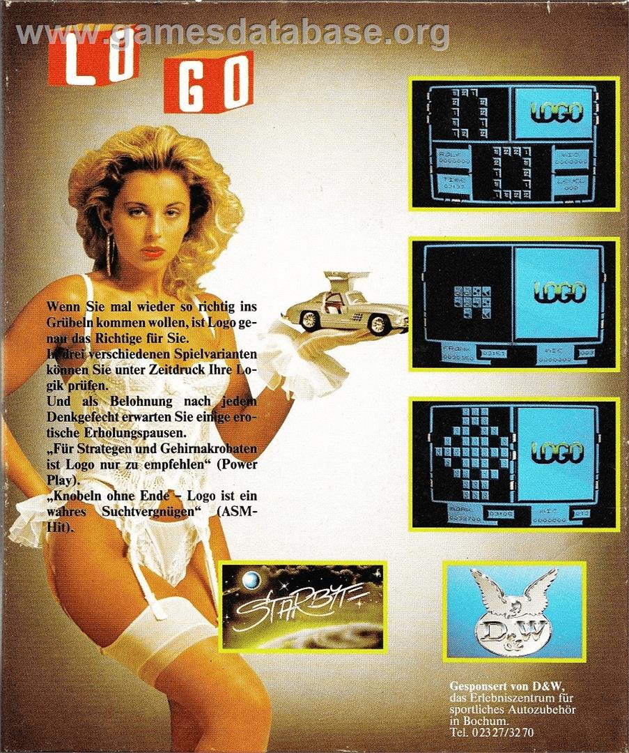 Logo - Commodore Amiga - Artwork - Box Back